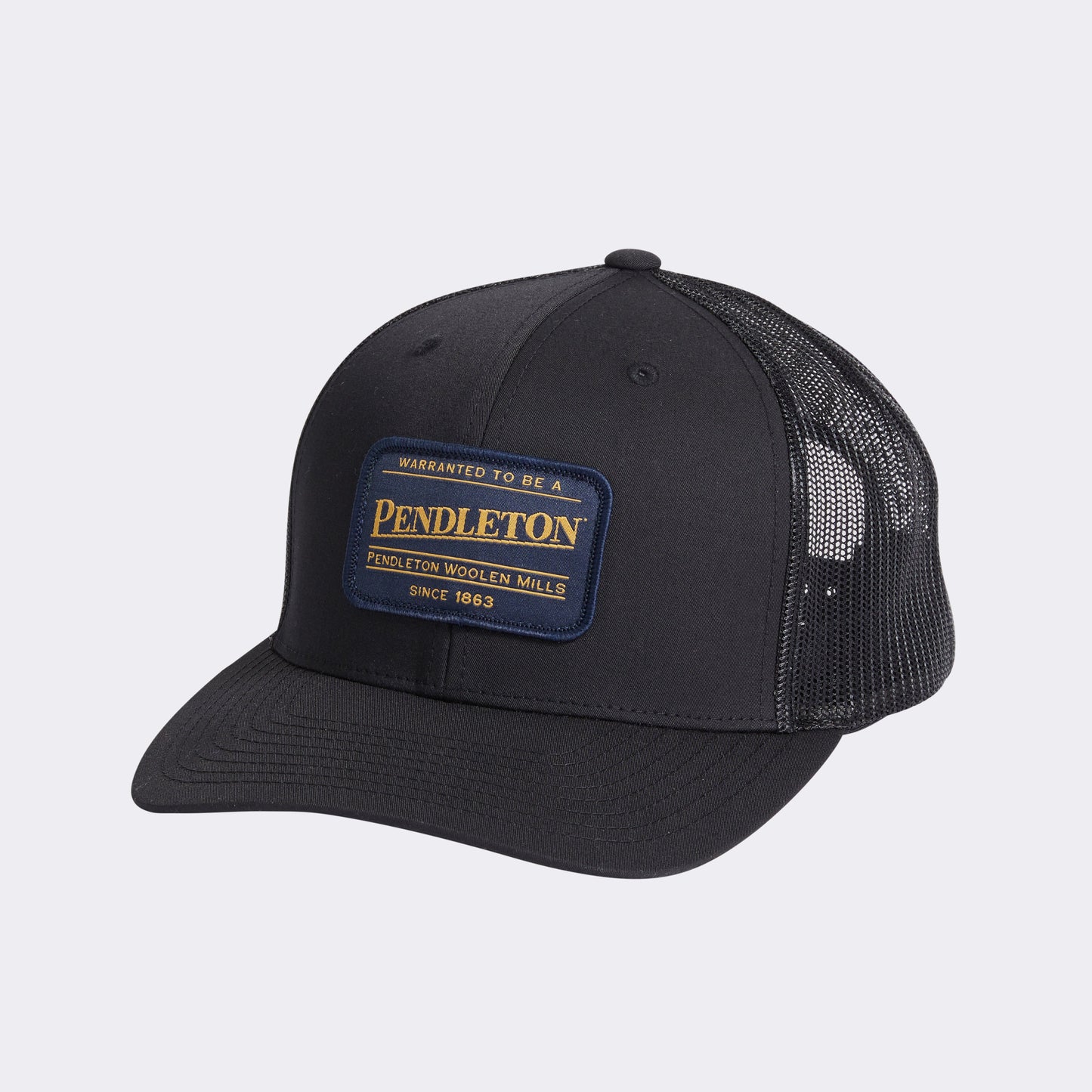 Pendleton Large Patch Trucker Cap Black