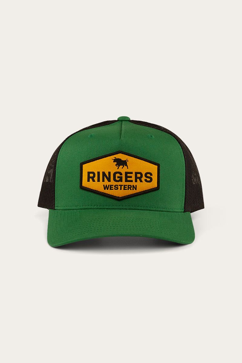 RINGERS WESTERN SCOTTY TRUCKER CAP - GREEN