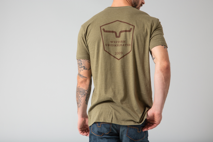 Kimes Ranch Men's Shielded Trucker Shirt - Military Green