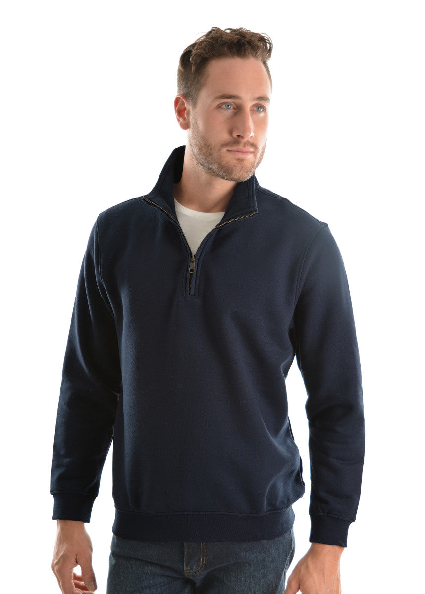 HARDSLOG MENS 1/4 ZIP FLEECE TOP