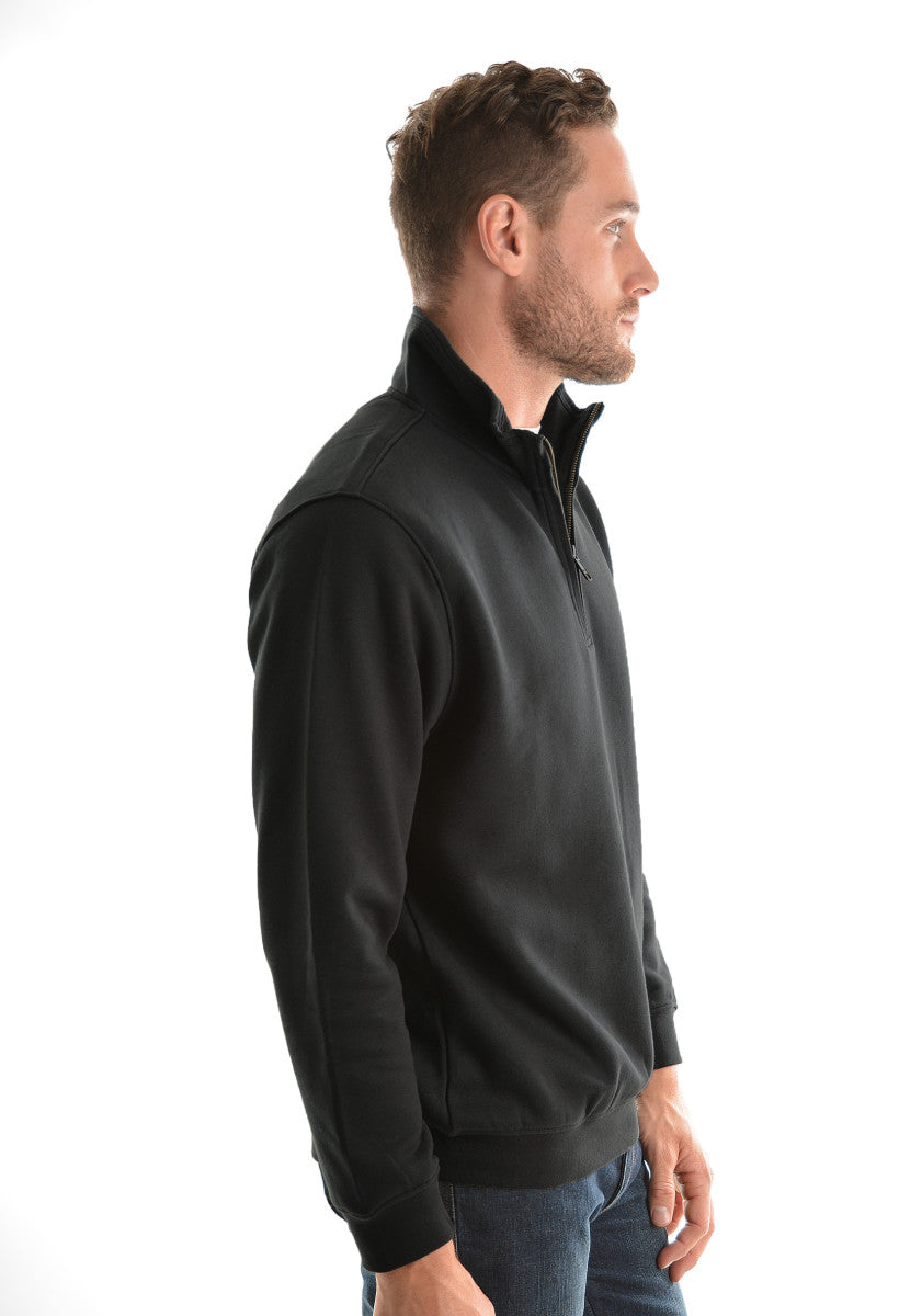 HARDSLOG MENS 1/4 ZIP FLEECE TOP