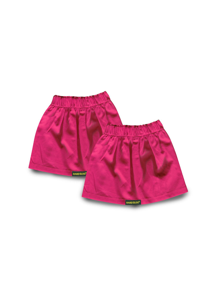 HARDSLOG COTTON DRILL LEG GAITERS_BrightPink