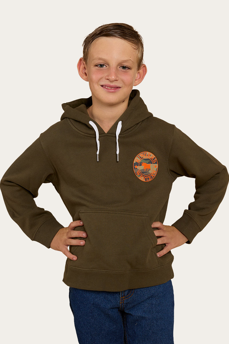 Ringers Western Kids Signature Bull Pullover Hoodie