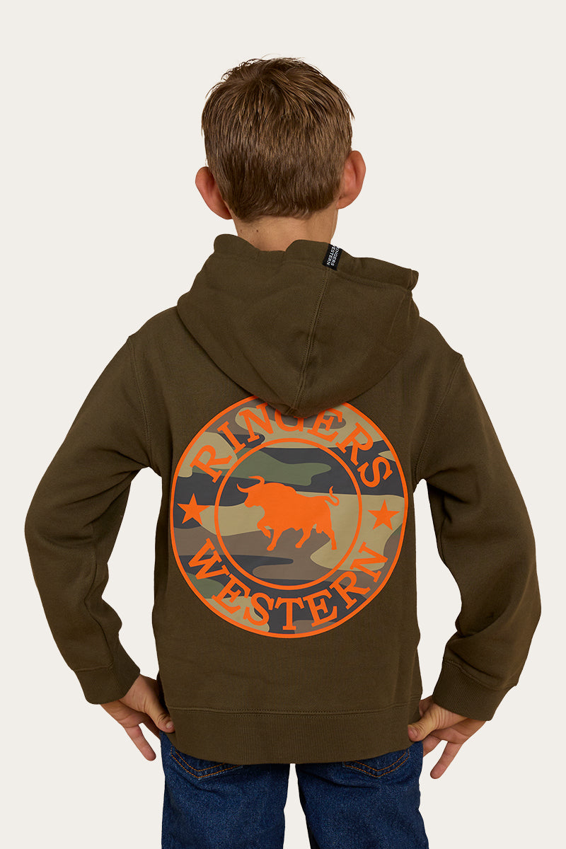 Ringers Western Kids Signature Bull Pullover Hoodie