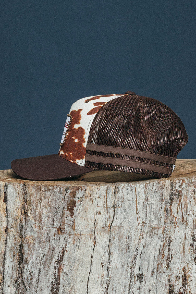 RINGERS WESTERN DAISY TRUCKER CAP - CHOCOLATE