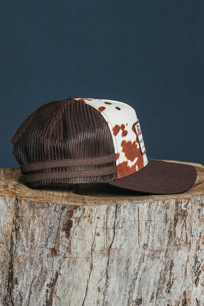 RINGERS WESTERN DAISY TRUCKER CAP - CHOCOLATE