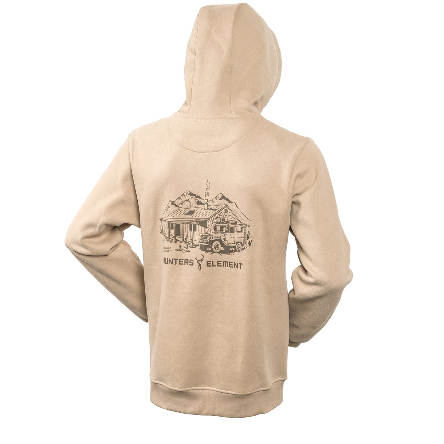 HUNTERS ELEMENT MEN'S HIDE AWAY HOODIE (SAND)