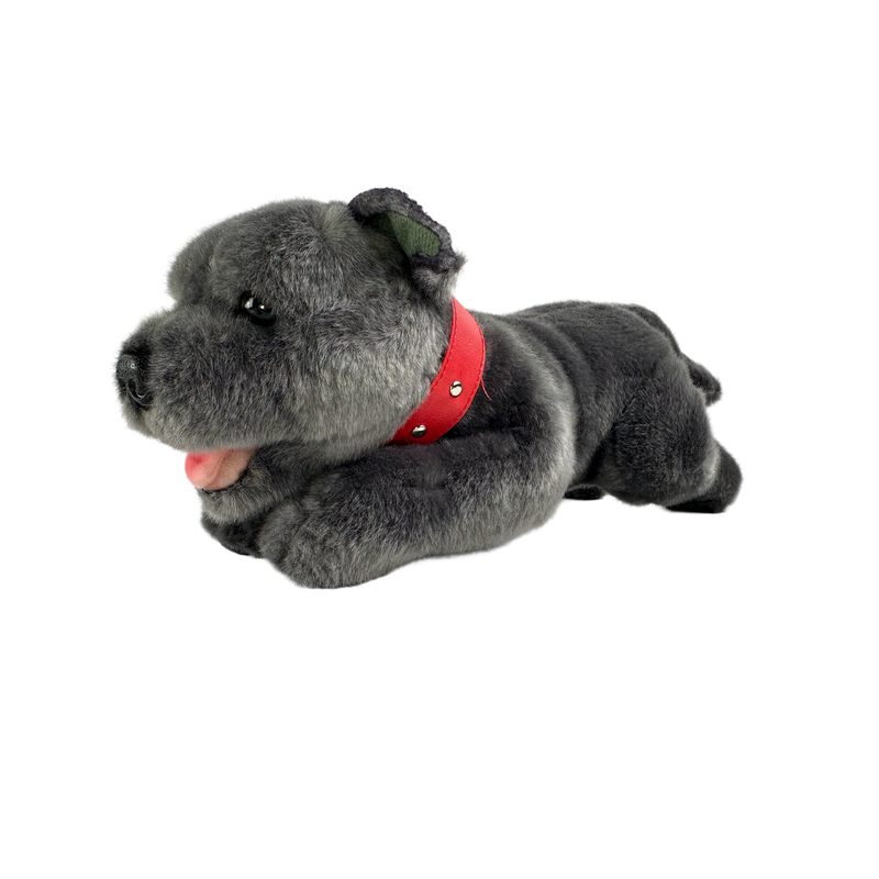 Bocchetta Toys - Bullet (Staffy - 28cm Floppy, Grey)