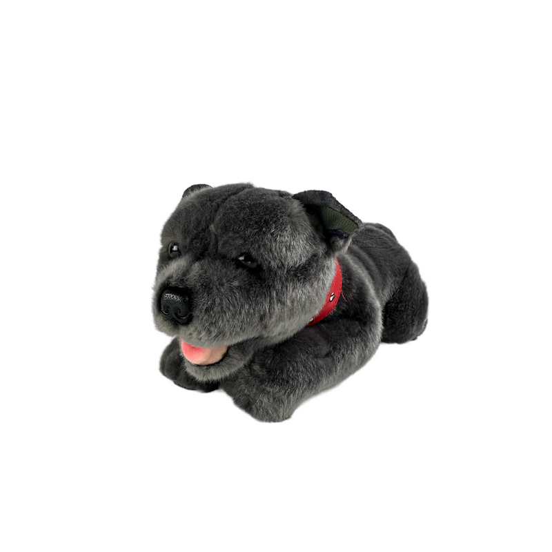 Bocchetta Toys - Bullet (Staffy - 28cm Floppy, Grey)