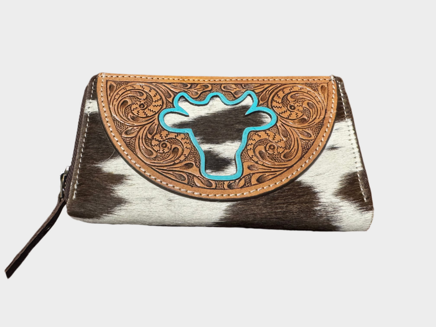 The Design Edge Bullhead Cowhide Tooling Leather Small Wallet – Ronda (AW33)