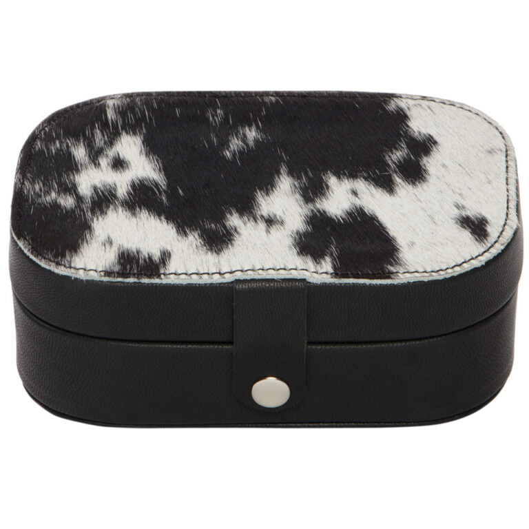 The Design Edge Cowhide Travel Jewellery Box – JB3