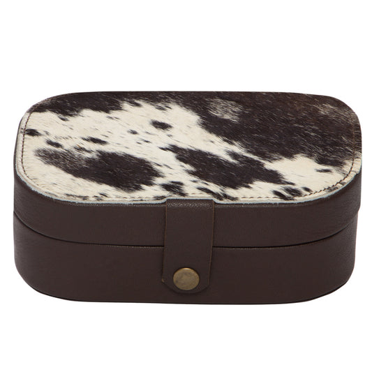 The Design Edge Cowhide Travel Jewellery Box – JB3