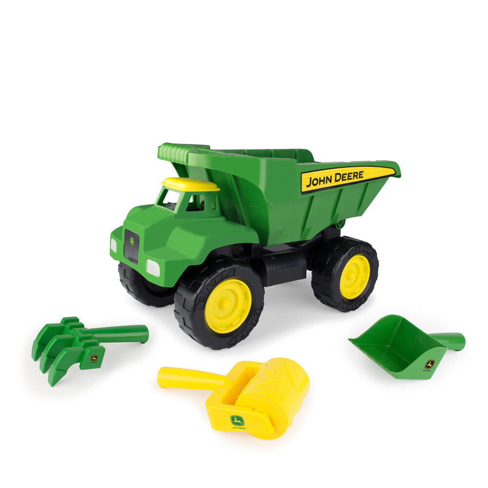 John Deere Children's Big Scoop Dump Truck with Sand Tools