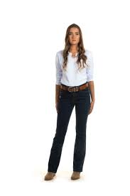 Bullrush Ladies Jillaroo Drafter Jean - Denim