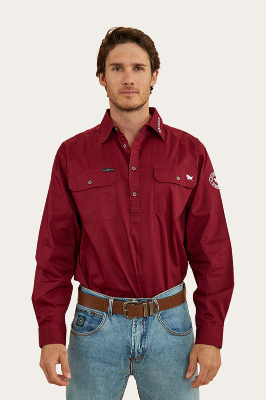 Ringers Western Men's Kreiger Half Button Work Shirt