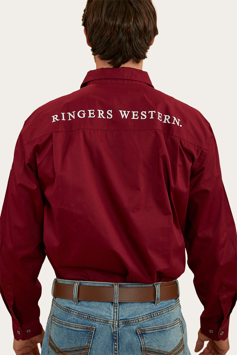 Ringers Western Men's Kreiger Half Button Work Shirt