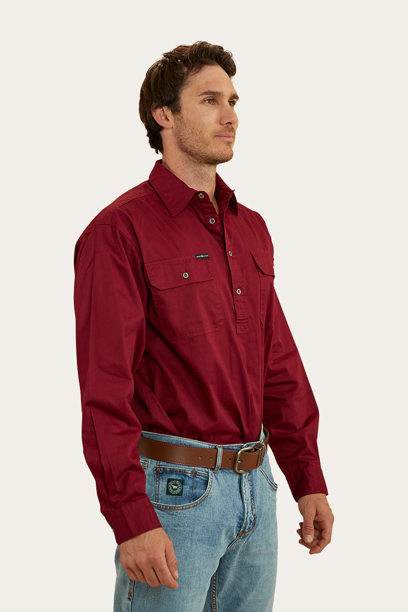 Ringers Western Men's Kreiger Half Button Work Shirt