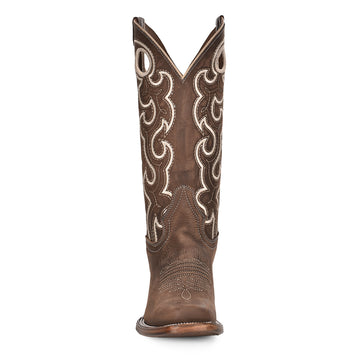 CORRAL BOOT LADIES CUT OUT & EMBROIDERY SQARE TOE