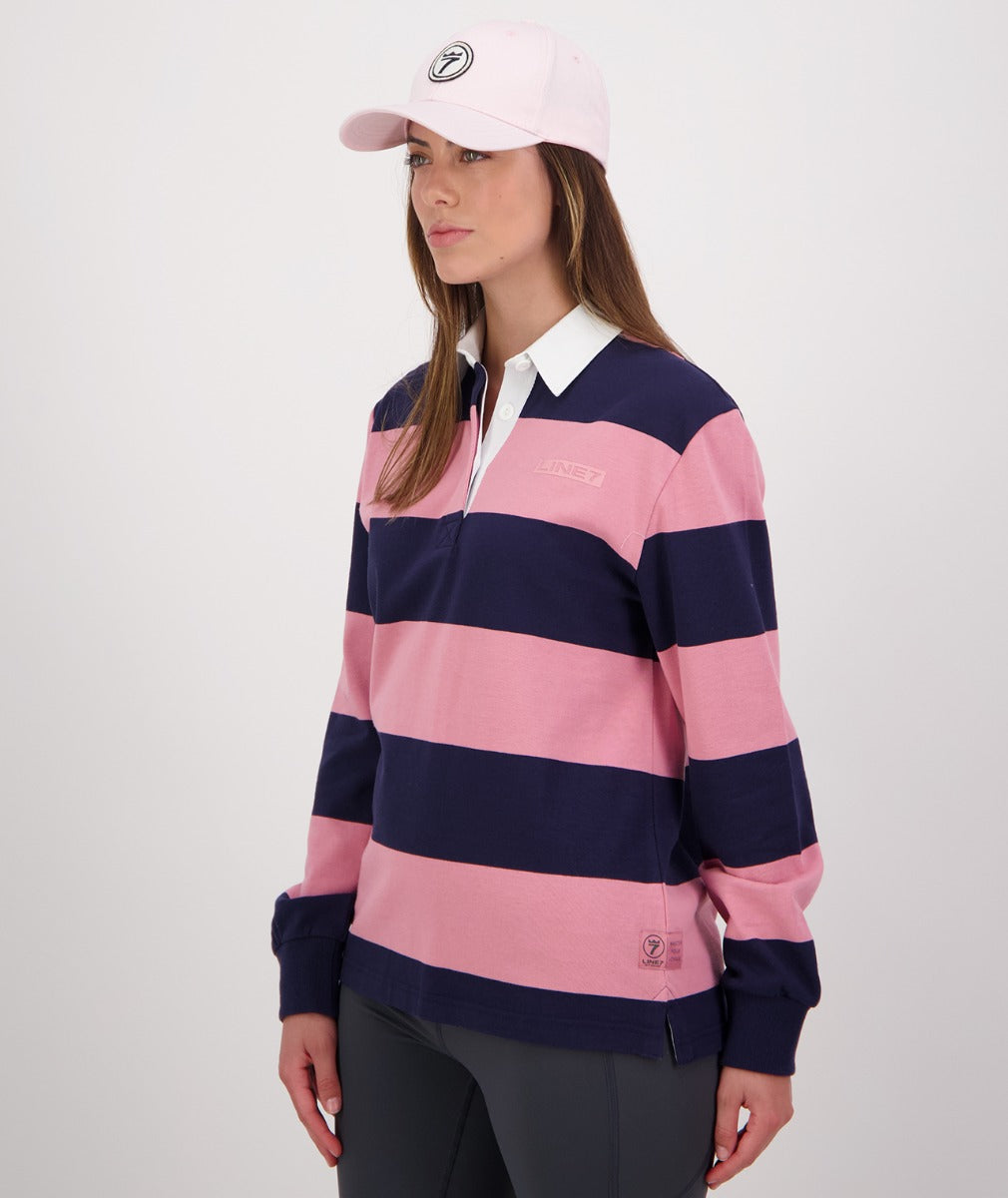 LINE 7 WOMEN'S MASSEY LONG SLEEVE RUGBY TOP