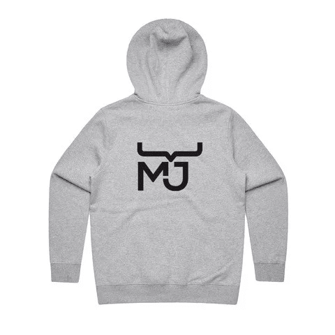 MJ Ladies Colour Hoodie - Grey