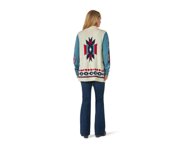 Wrangler Women's Aztec Draped Cardigan