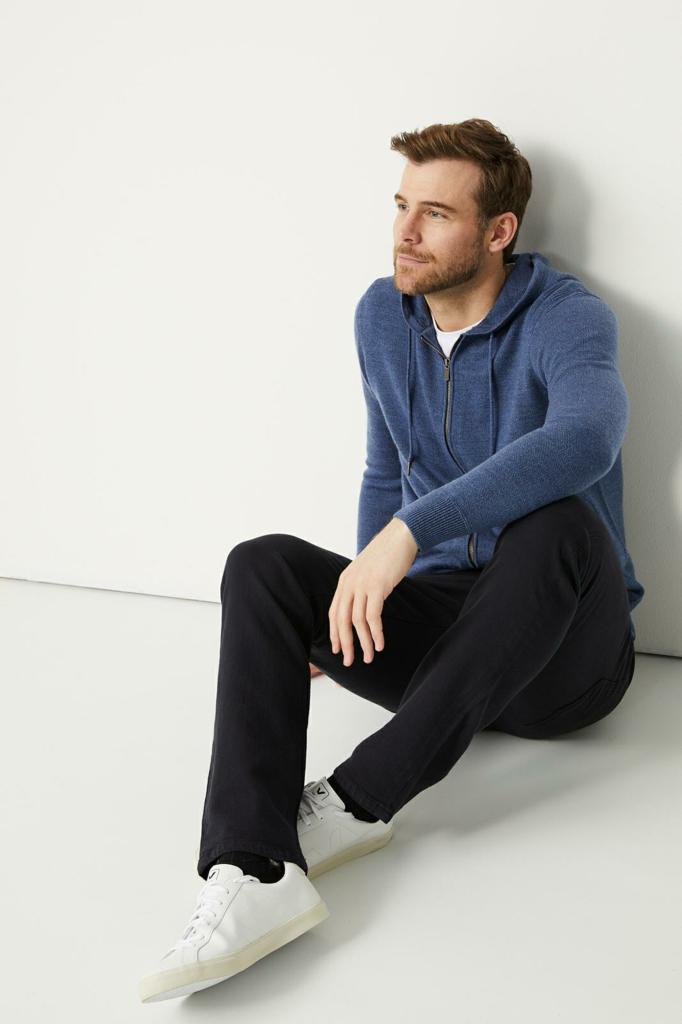 Toorallie Liam Hooded Knit (Blue Stone)