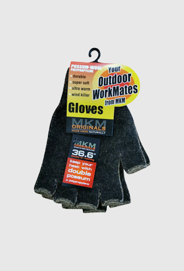 MKM Possum Wool Polypropylene Workwear Fingerless Glove