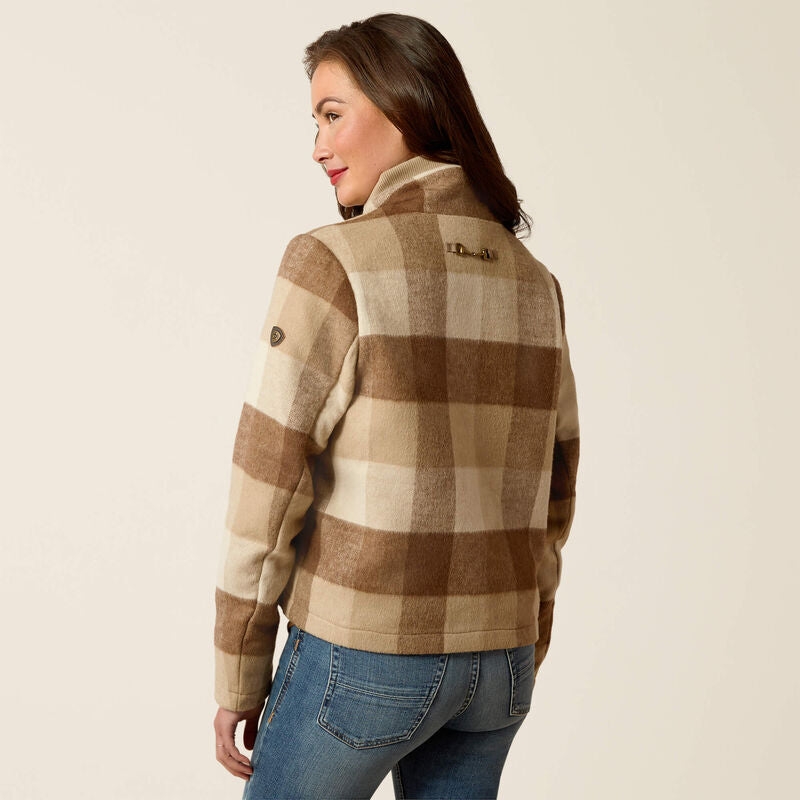 Ariat Women's Marland Jacket - Camel Buffalo Plaid