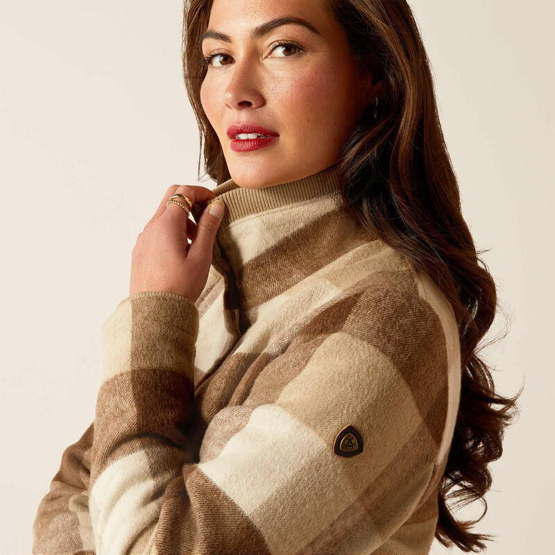 Ariat Women's Marland Jacket - Camel Buffalo Plaid