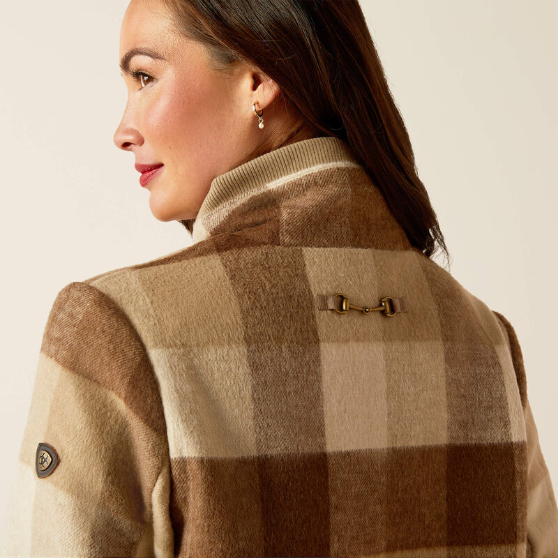 Ariat Women's Marland Jacket - Camel Buffalo Plaid