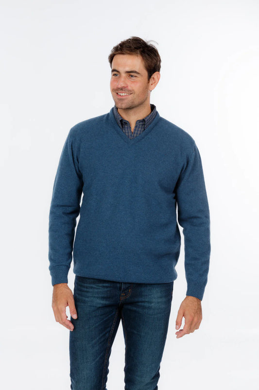 Native World Men's V Neck Sweater