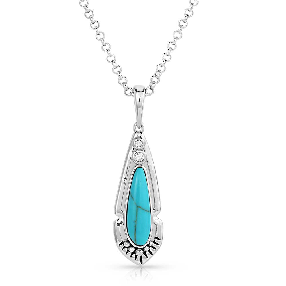 MONTANA SILVERSMITHS Radiant Stream Turquoise Necklace