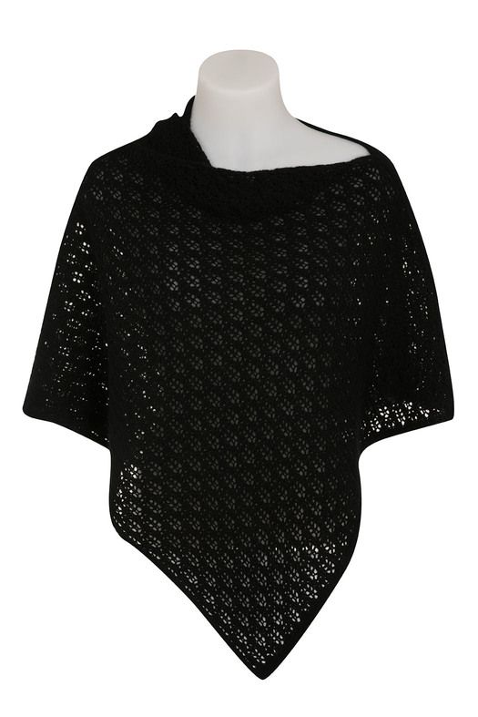 Native World Lace Wrap - Black