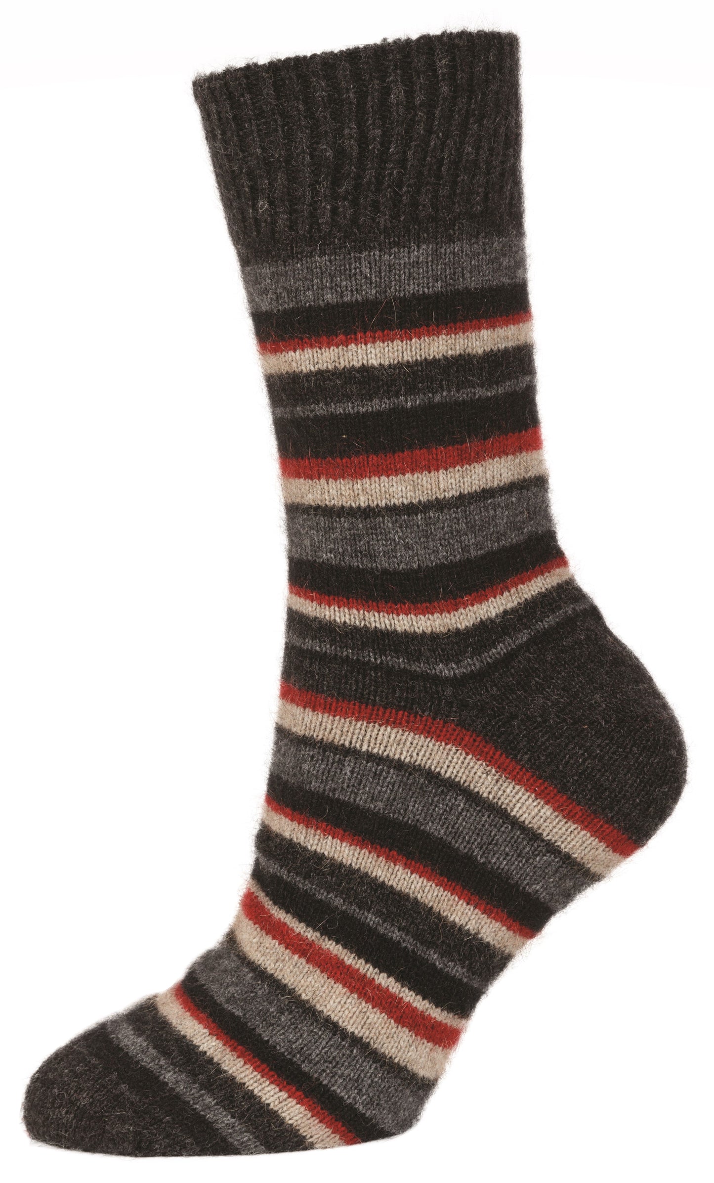 Native World Possum Merino Striped Sock