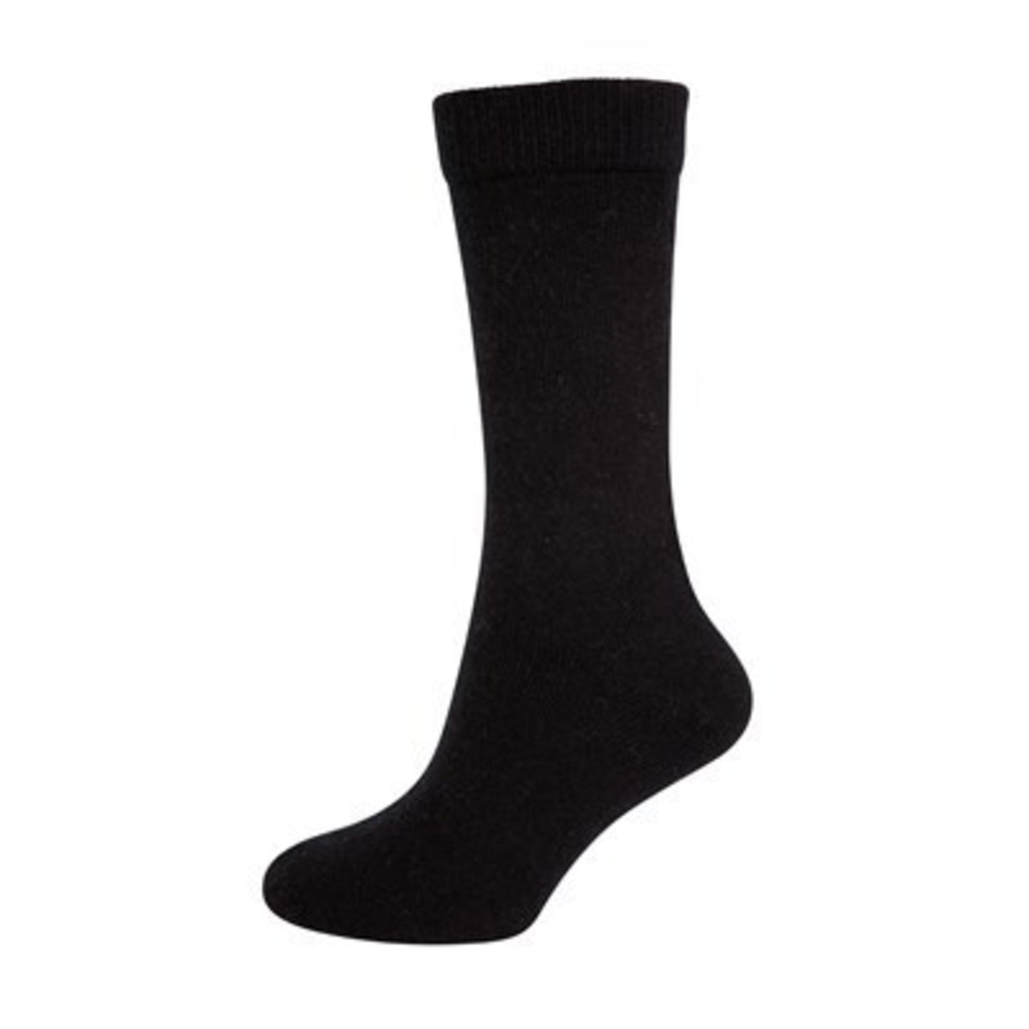 Native World Merino Possum Plain Socks_Black