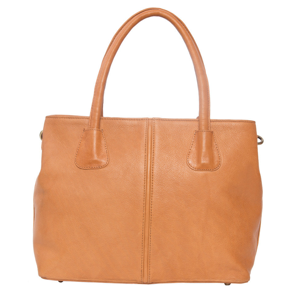 The Design Edge Netherlands Cowhide Bag (Tan)