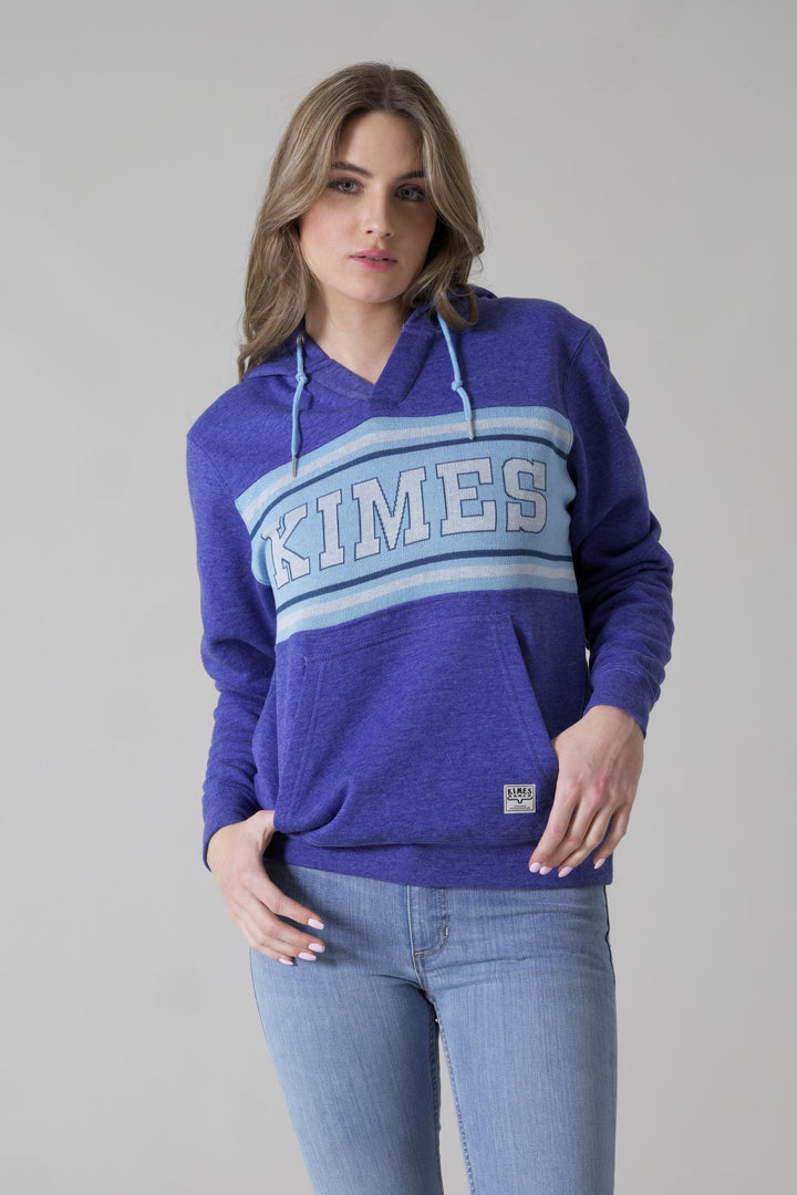 Kimes Ranch Ladies North Star Hoodie - Marine Blue Heather