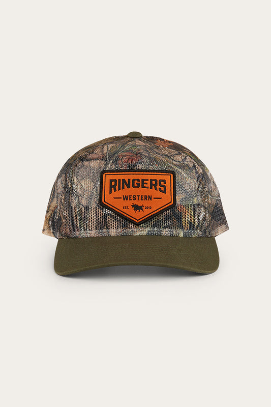 RINGERS WESTERN JETT TRUCKER CAP - MILITARY GREEN/CAMO