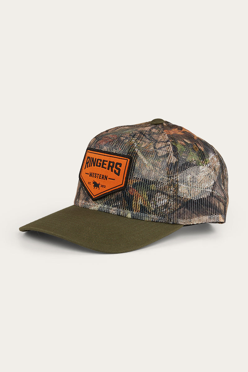 RINGERS WESTERN JETT TRUCKER CAP - MILITARY GREEN/CAMO