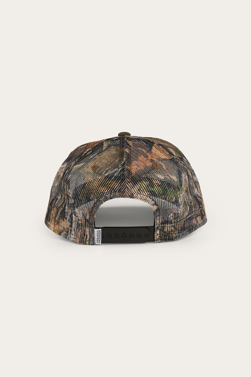 RINGERS WESTERN JETT TRUCKER CAP - MILITARY GREEN/CAMO