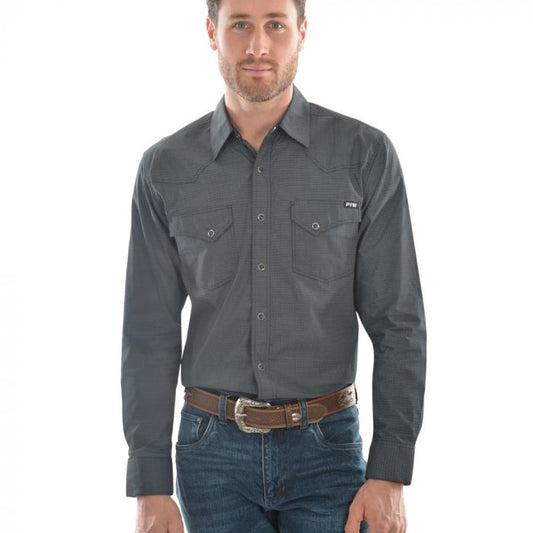 Pure Western Men's Bailey Long Sleeve Shirt - SALE