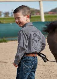 Pure Western Boys Baldwin Long Sleeve Shirt - SALE