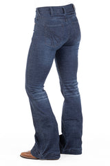 HITCHLEY & HARROW TROUSER - SR2209 "BATON ROUGE" NAVY STITCH JEANS