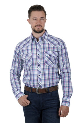 PURE WESTERN MENS ALEX LS SHIRT