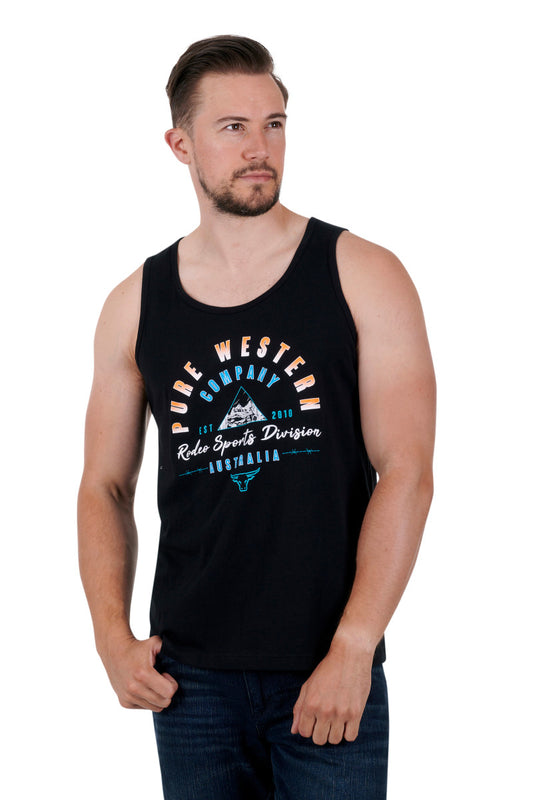 PURE WESTERN MENS CODY SINGLET