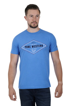 PURE WESTERN MENS PRESTON SS TEE