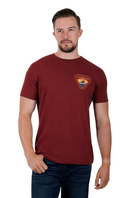 PURE WESTERN MENS CLEVELAND SS TEE