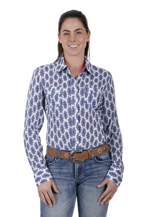 PURE WESTERN WOMENS MABEL L/S SHIRT