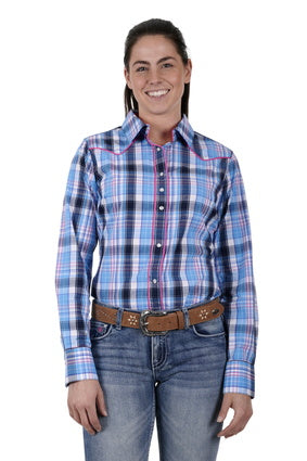 PURE WESTERN WOMENS SHILOH LS SHIRT