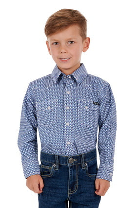 PURE WESTERN BOYS OLIVER LS SHIRT